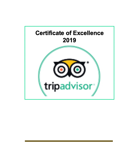 Certificate of Excellence 2019 TripAdvisor