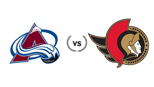 Colorado Avalanche vs Ottawa Senators