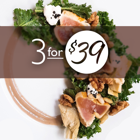 3 courses for $39